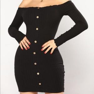 Fashion Nova Off Shoulder Dress